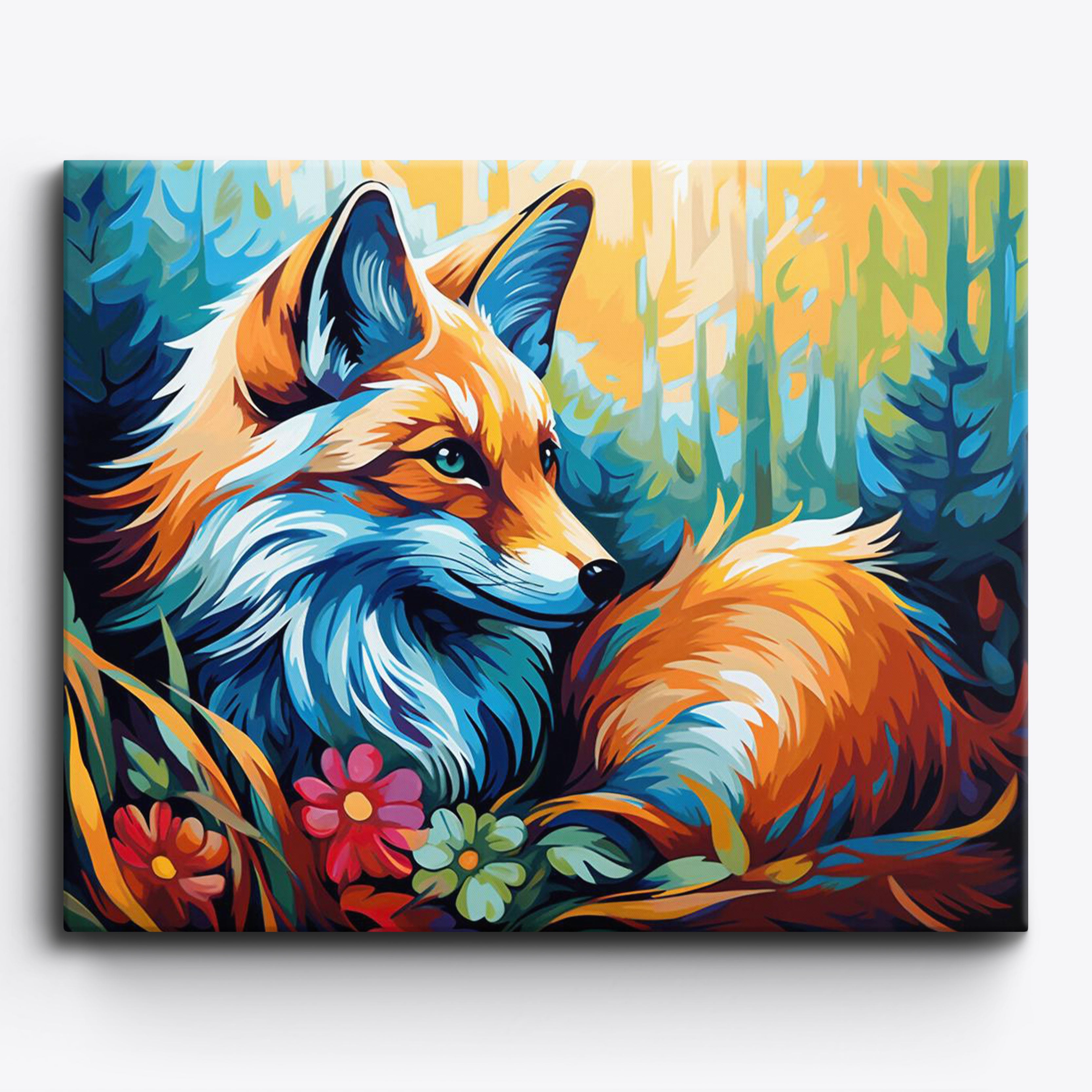 Colorful Fox Haven No Frame
