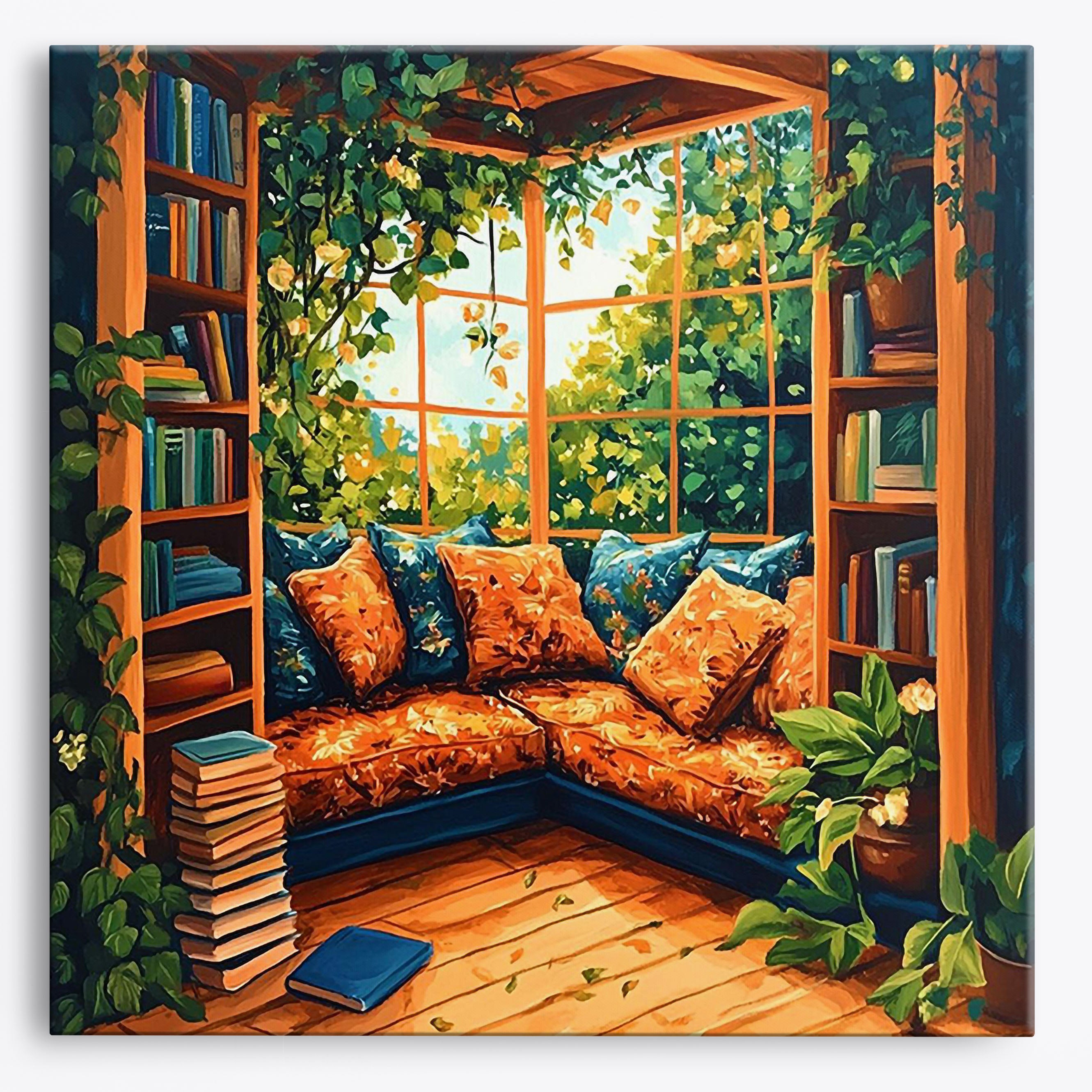 Cozy Alcove No Frame / Regular (15.75"x15.75"/40x40cm) / 24 colors