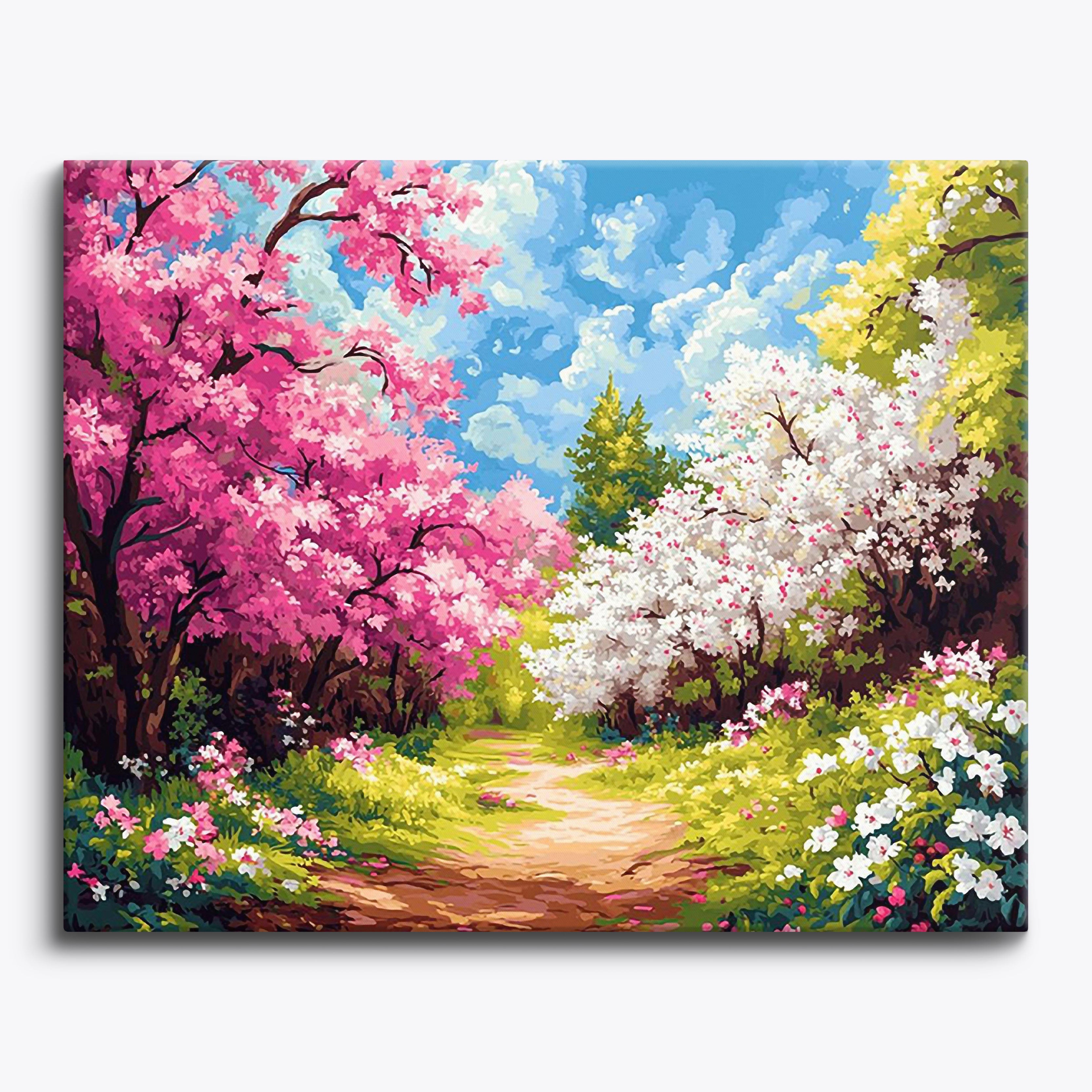 Spring Orchards No Frame / Regular (15.75"x19.7"/40x50cm) / 24 colors