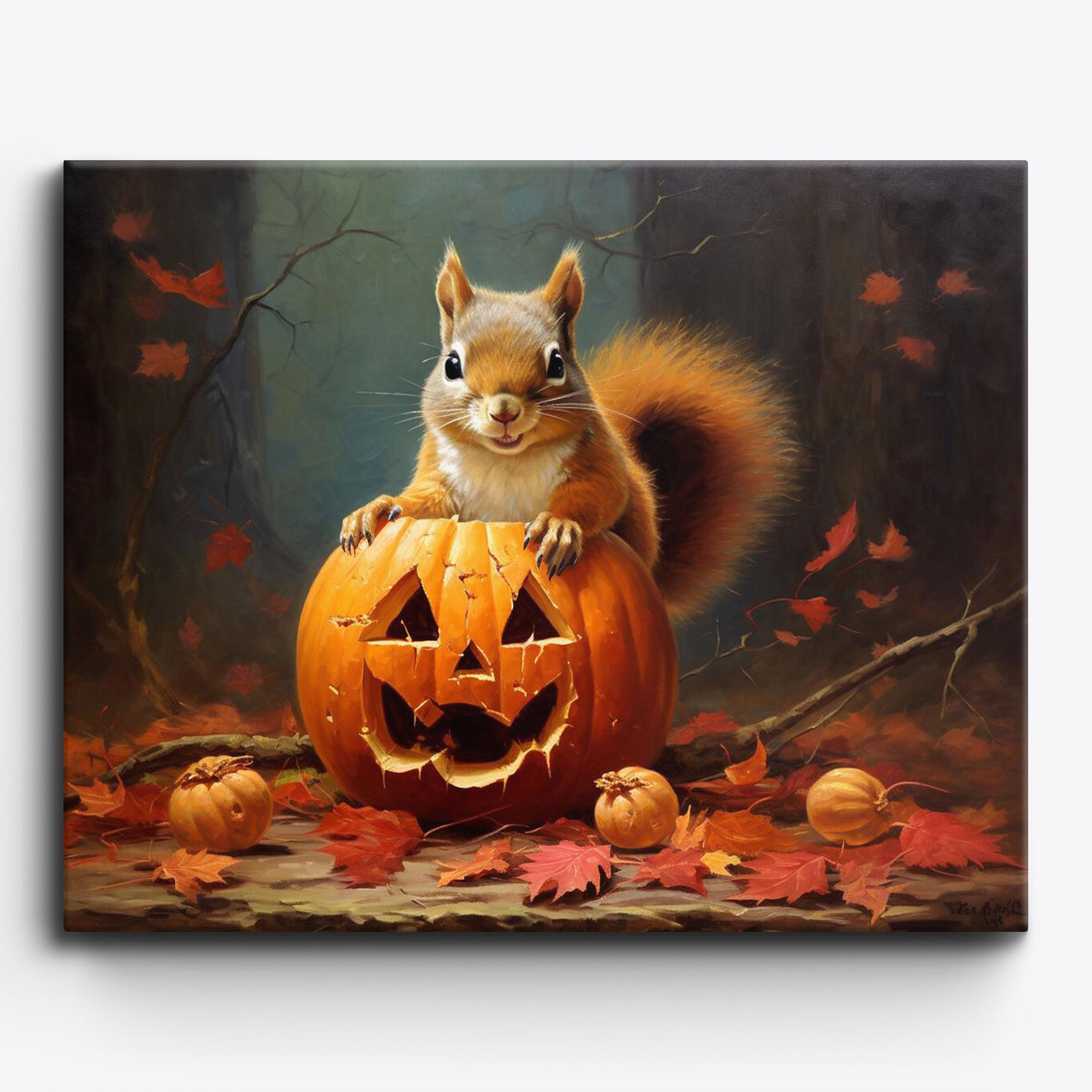 Halloween van de eekhoorn