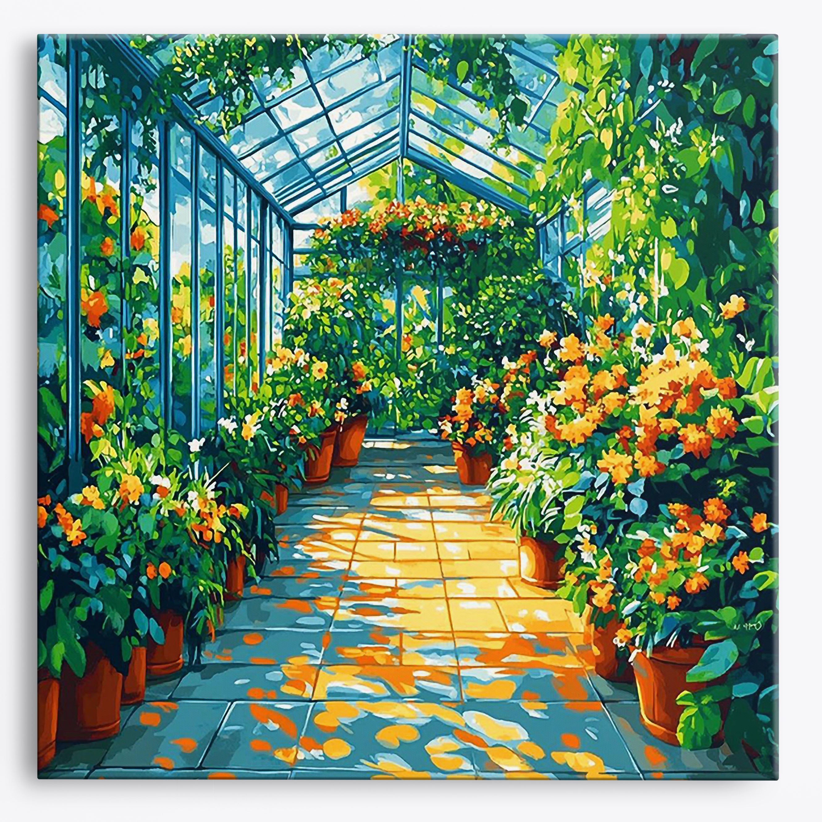 Sunlit Garden No Frame / Regular (15.75"x15.75"/40x40cm) / 24 colors