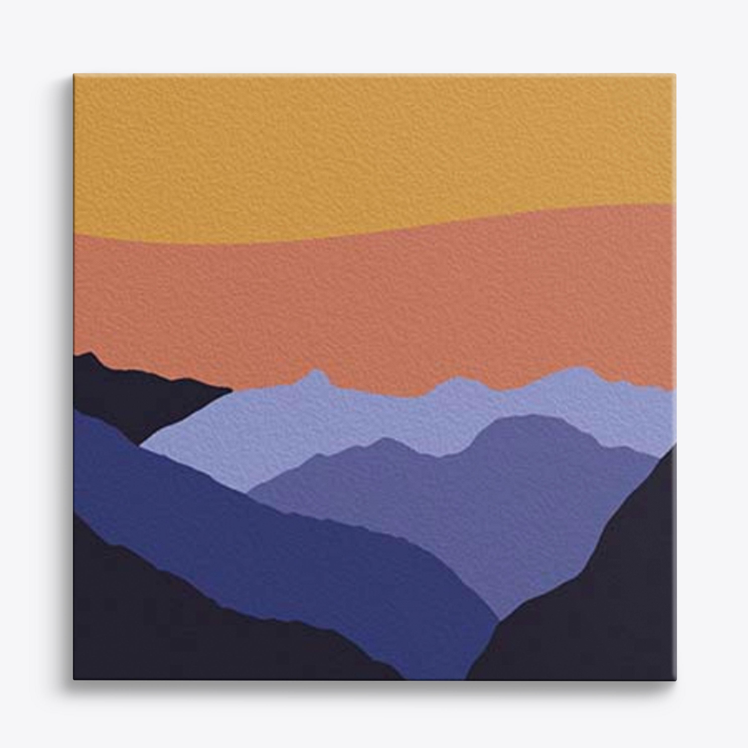 Collage minikit abstracte bergen