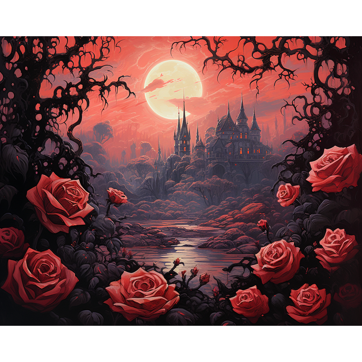 Gotische rozengloed