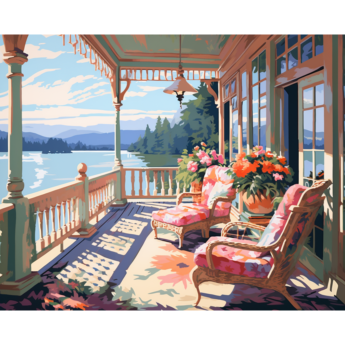 Porch By The Lake