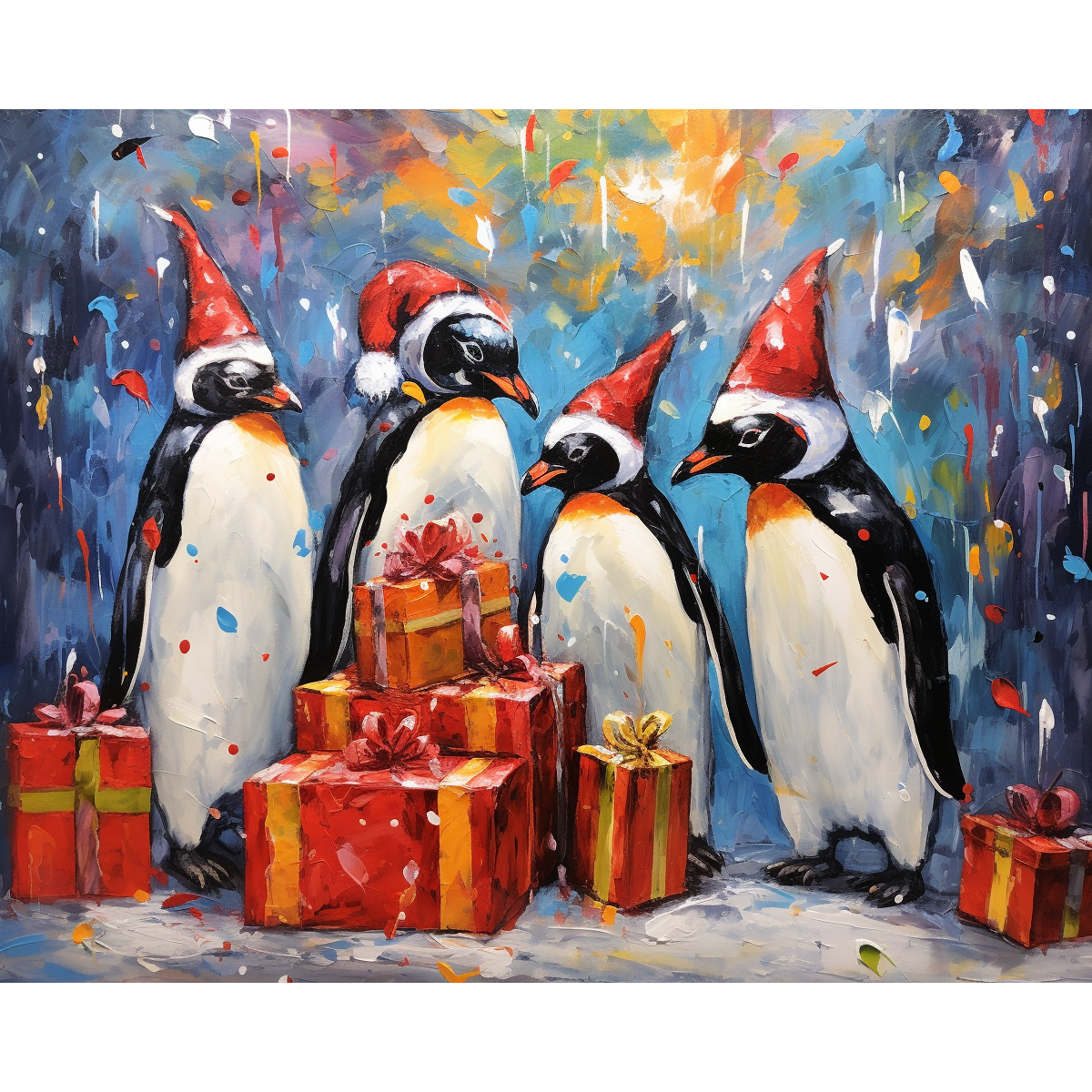 Very Festive Penguins No 2